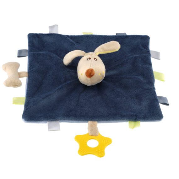 TEDDIES Psík zaspávačik hrkálka