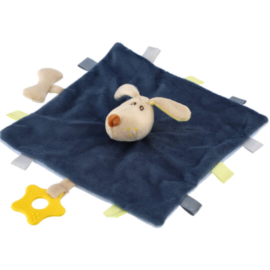 TEDDIES Psík zaspávačik hrkálka