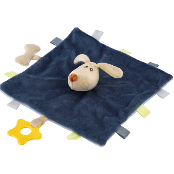 TEDDIES Psík zaspávačik hrkálka