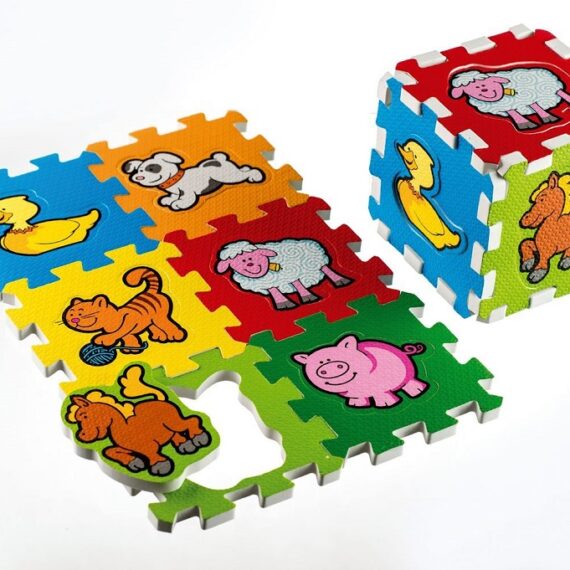 TEDDIES Pěnové puzzle Moje první zvířátka