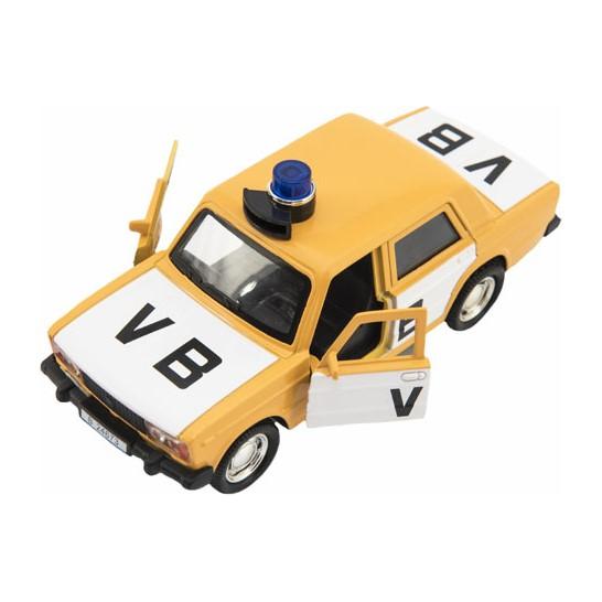 TEDDIES Policajné auto VB 11,5 cm na spätné natiahnutie so zvukom