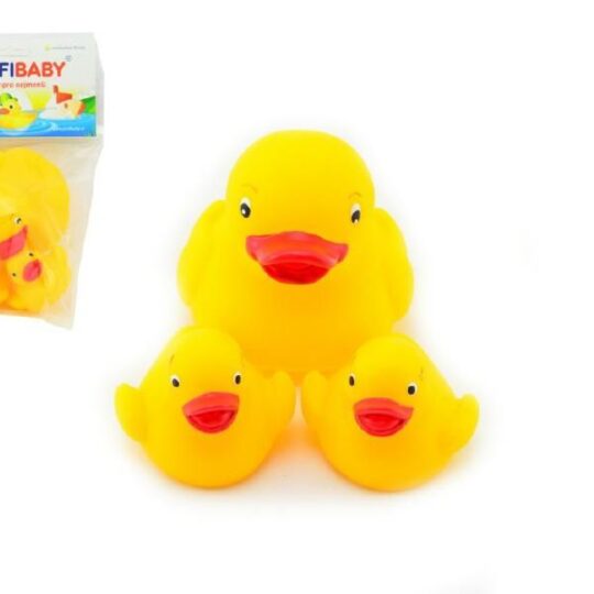 TEDDIES Profibaby Kačenky do vany, 3 ks