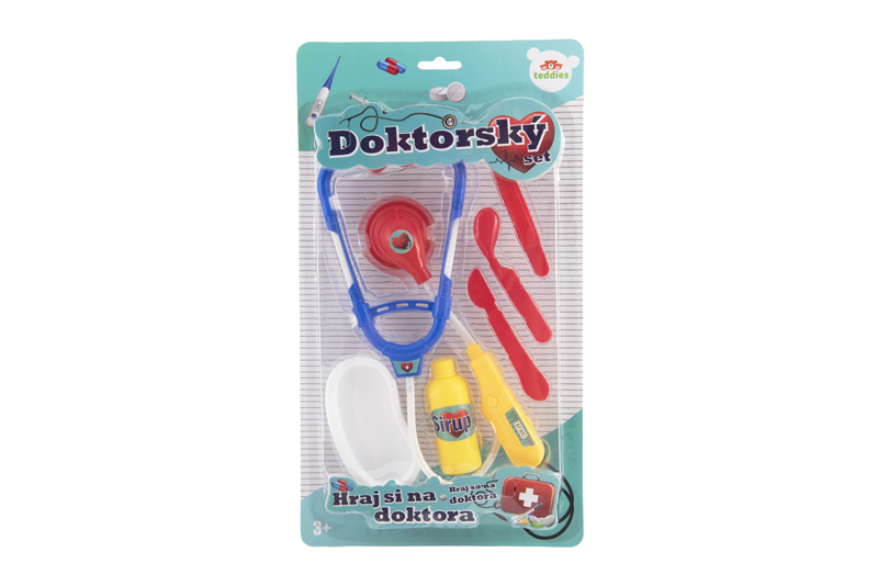 TEDDIES Sada doktor/lekár plast 2 druhy