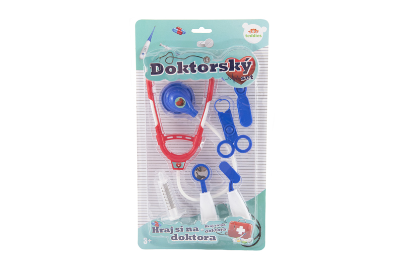 TEDDIES Sada doktor/lekár plast 2 druhy