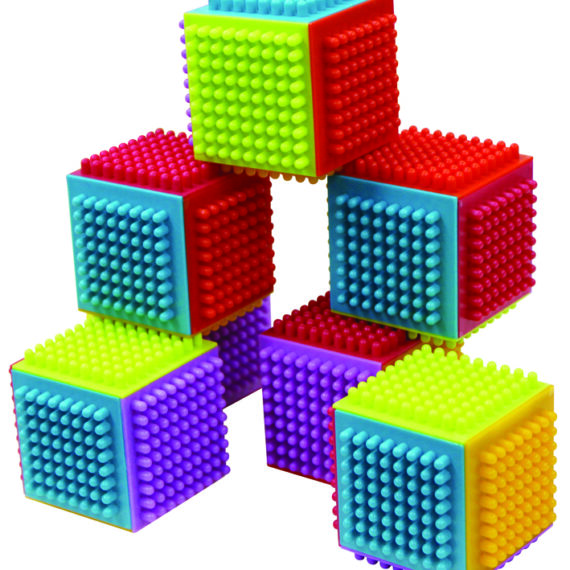 TEDDIES Stavebnica kocky 20 ks, 12m+