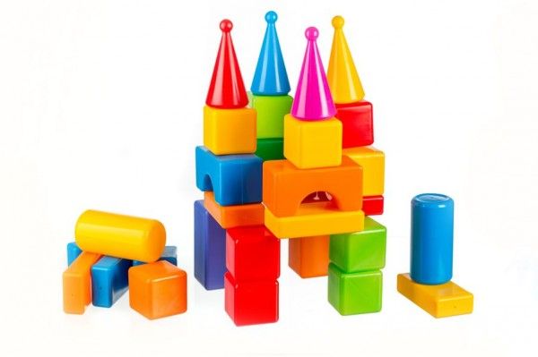 TEDDIES Stavebnica kocky veľké