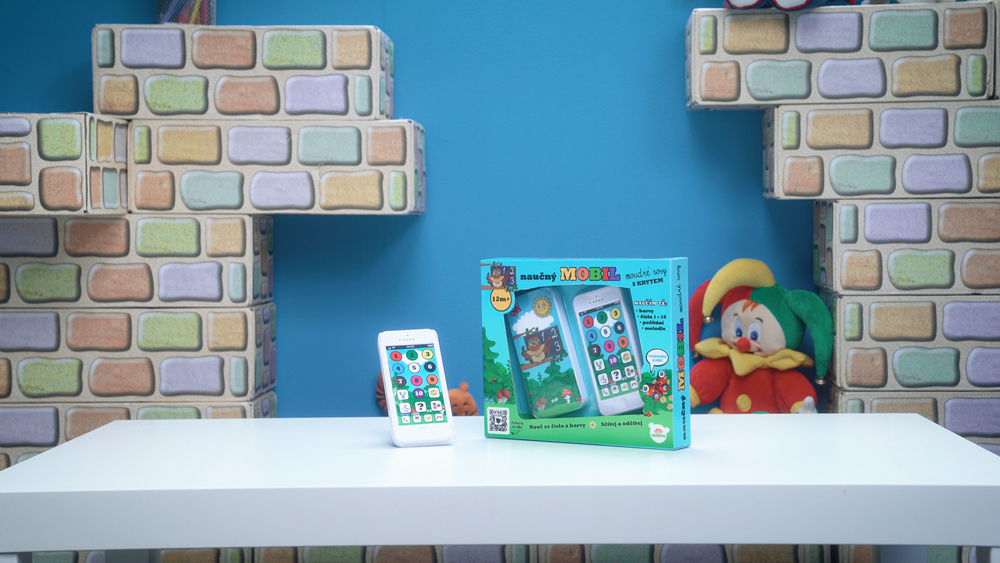 TEDDIES Telefón náučný mobilný s krytom Múdra sova, 12m+