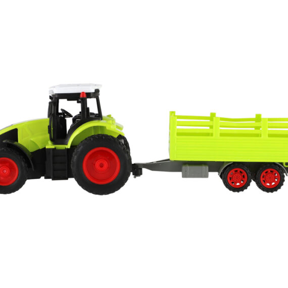 TEDDIES Traktor RC s vlekom 38 cm