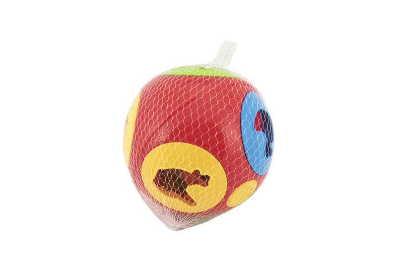 TEDDIES Vkladačka lopta plast priemer 17 cm v sieť 12 m +