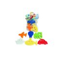 TEDDIES Vodolepky Pěnové dílky cestujeme 6 ks v sáčku 14×21 cm