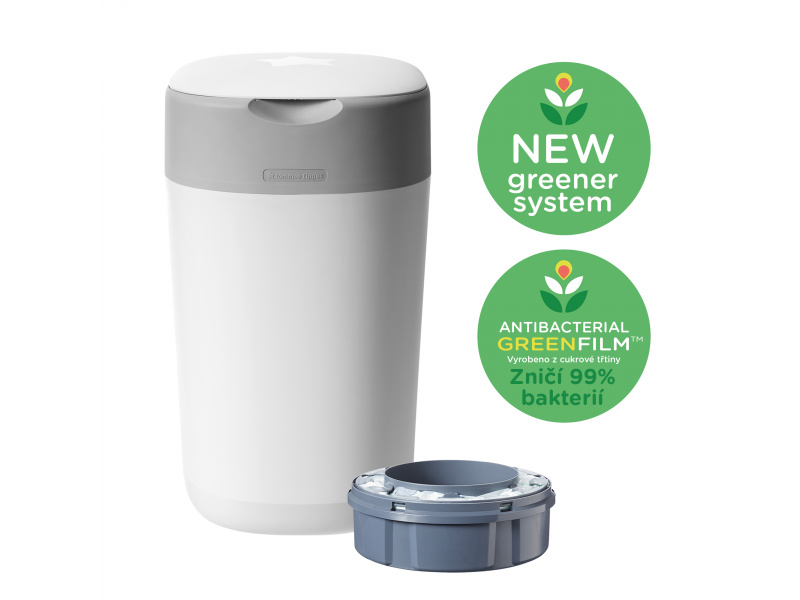 TOMMEE TIPPEE Koš na plienky Sangenic Twist & Click biely