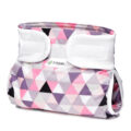 T-TOMI Nohavičky abdukčné ortopedické – suchý zips, pink triangles (3-6 kg)
