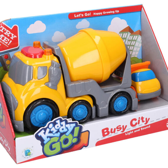 WIKY Kiddy Auto miešačka s efektmi sklápač 6,5 cm 18m+