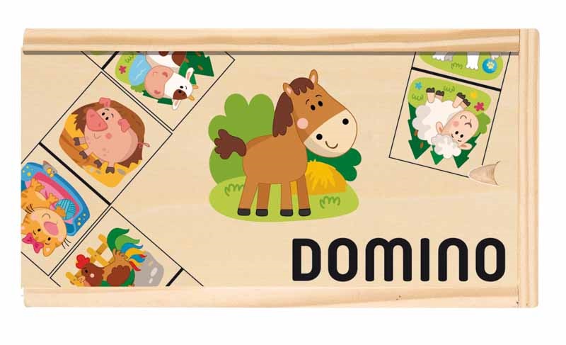 WOODY Domino – domáce zvieratá