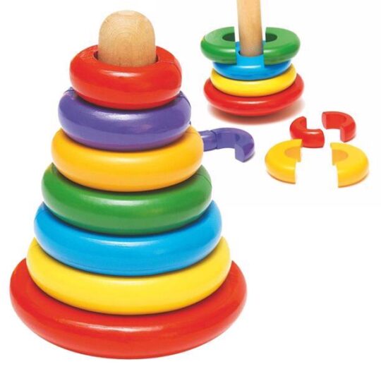 WOODY Magnetická skládací pyramida Káča