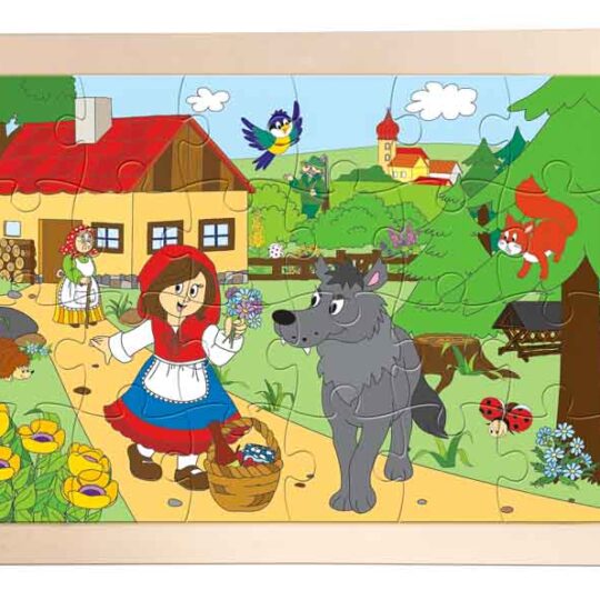 WOODY Puzzle “Červená čiapočka”