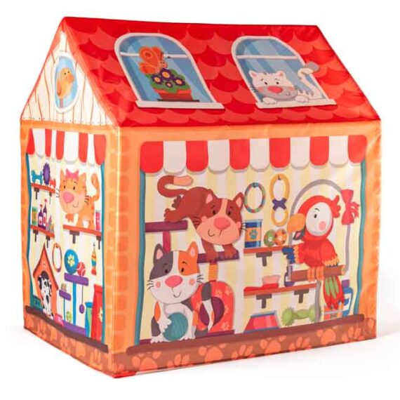 WOODY Stan detský domček – Pet Shop