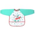 BABYONO Podbradník s dlhým rukávom mint 24m+, 35×40 cm