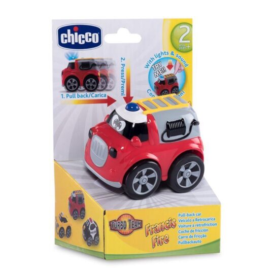 CHICCO Autíčko Turbo Team – Požiarnici 2+