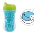CHICCO Hrnček Aktívny termo s tvrdým náustkom 266 ml ružový 12m+