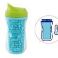 CHICCO Hrnček Aktívny termo s tvrdým náustkom 266 ml ružový 12m+