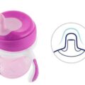 CHICCO Hrnček Trénujeme s držadlami 200 ml modrý 6m+