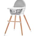 KINDERKRAFT Stolička jedálenská FINI Grey