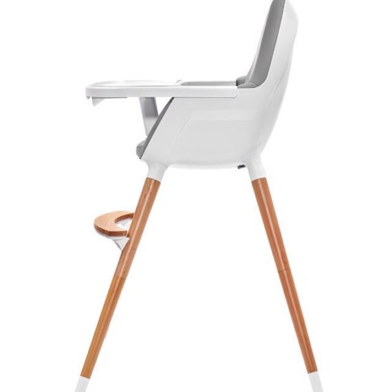 KINDERKRAFT Stolička jedálenská FINI Grey