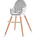 KINDERKRAFT Stolička jedálenská FINI Grey