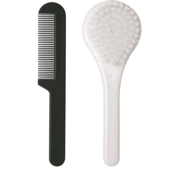 LUMA Detský hrebeň a kefka Nylon Speckles White