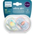 Philips AVENT Cumlík Ultra air obrázok 0-6m chlapec (papagáj) 2 ks