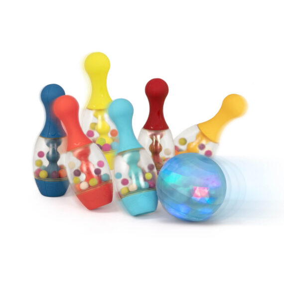 B.TOYS Bowling sada so svietiacou guľou