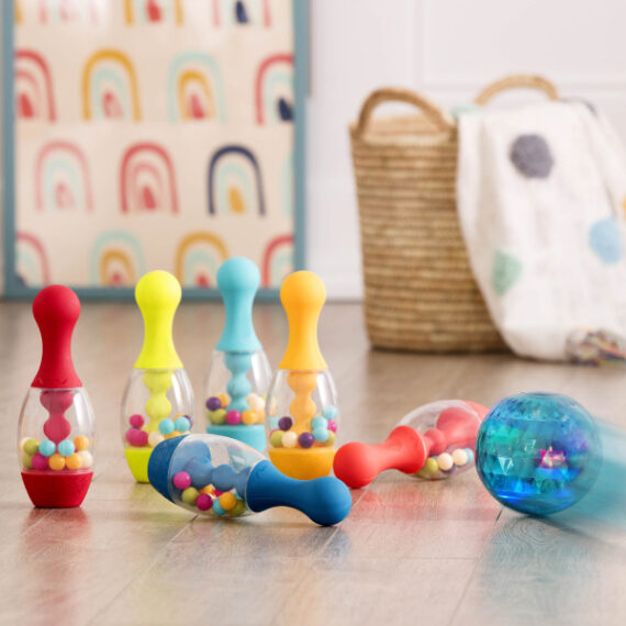 B.TOYS Bowling sada so svietiacou guľou
