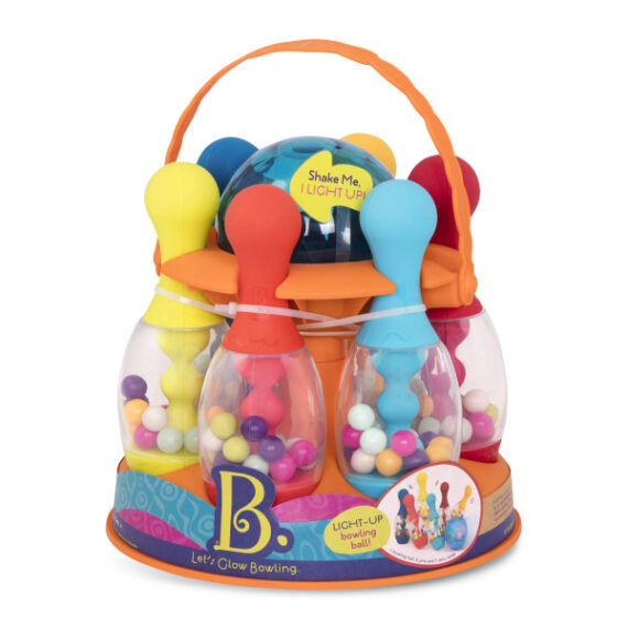 B.TOYS Bowling sada so svietiacou guľou