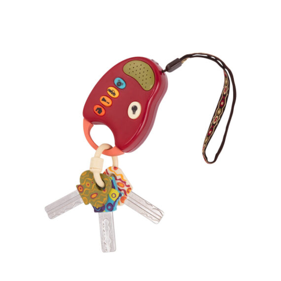 B.TOYS Kľúče k autu FunKeys červené