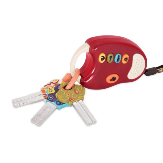 B.TOYS Kľúče k autu FunKeys červené