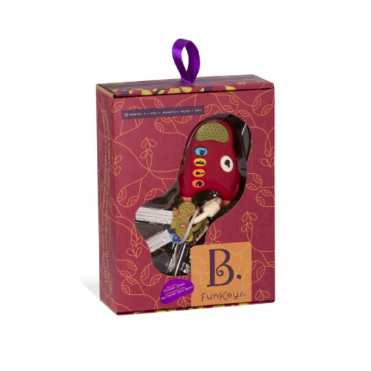 B.TOYS Kľúče k autu FunKeys červené