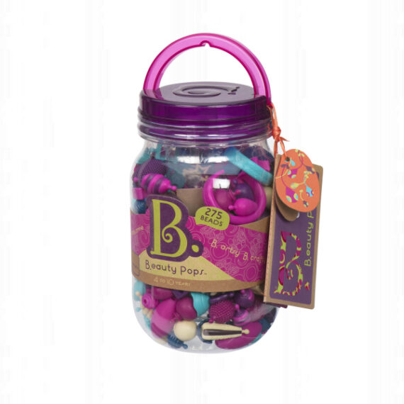 B.TOYS Korále spojovacie a tvary Beauty Pops 275 ks