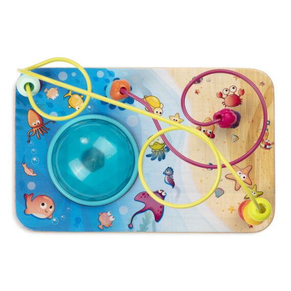 B.TOYS Labyrint s korálkami a svetielkami s hudbou