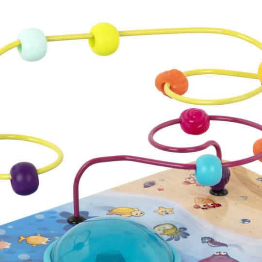 B.TOYS Labyrint s korálkami a svetielkami s hudbou
