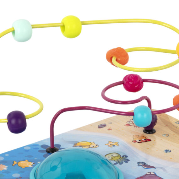 B.TOYS Labyrint s korálkami a svetielkami s hudbou