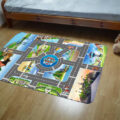 Nickelodeon Vinylová podložka, Paw Patrol, Mesto, 100x150cm