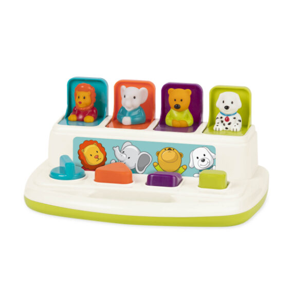 B.TOYS Pultík so zvieratkami Pop-Up Pals