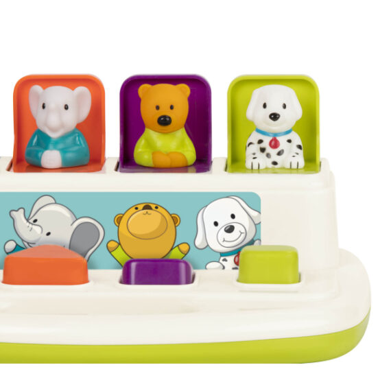 B.TOYS Pultík so zvieratkami Pop-Up Pals