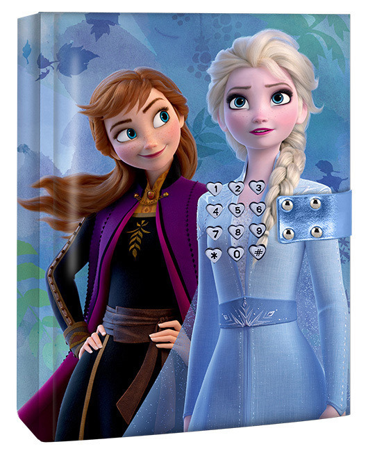 Kids Euroswan Uzamykateľný diár s kódmi, Frozen