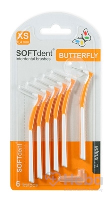 Medzizubné kefky SOFTdent Butterfly XS 0,4 mm