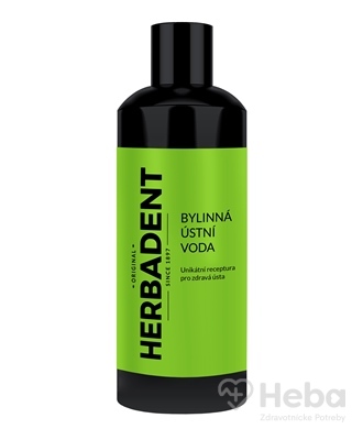 HERBADENT Original Bylinná ÚSTNA VODA