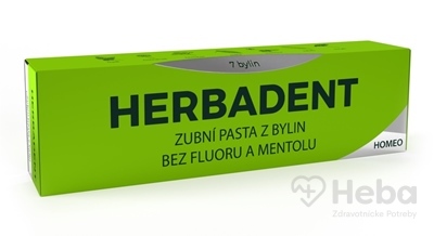 HERBADENT HOMEO Zubná pasta z bylín