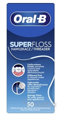 Oral-B Super floss Mint ZUBNÁ NIŤ