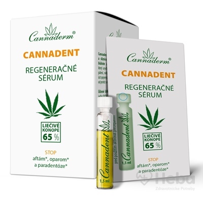Cannaderm CANNADENT regeneračné sérum